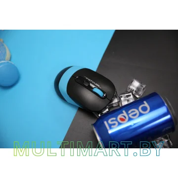 Мышь A4Tech Fstyler FG10 (черный/голубой) картинка 7